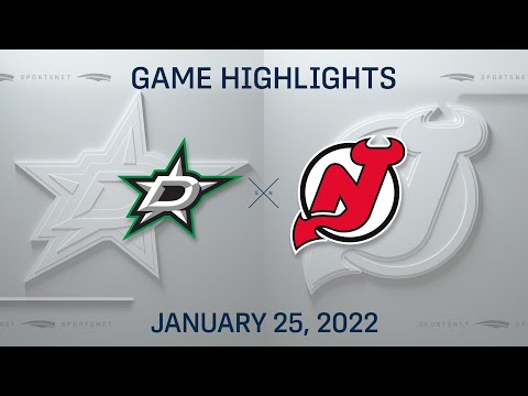 NHL Highlights | Stars vs. Devils - Jan 25, 2022