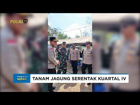 KAPOLDA NTT PIMPIN PENANAMAN JAGUNG SERENTAK KUARTAL IV MENUJU LUMBUNG PANGAN NASIONAL