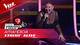 Amandicia - Stayin&#39; Alive - Audiciones a Ciegas - La Voz Argentina 2022