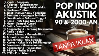 Download lagu LAGU INDONESIA 90-an & 2000-an BAND POP HITS NOSTALGIA | Playlist Full Album Akustik mp3