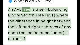 What is AVL Tree ? Explaination #dsa