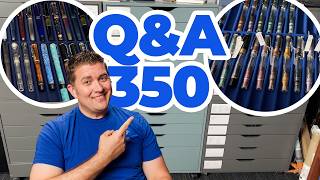 350 Episodes of Q&A + Brian showing his 1000+ pen collection! | Goulet Q&A Ep. 350