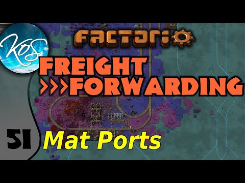 Factorio Freight Forwarding Mod 51 - COMPLETING THE PAININTHEASSABLE - Let's Play