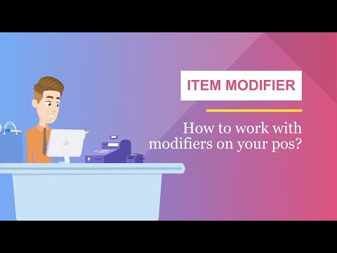 How to work with item modifier on your pos menu? - Point of Sale