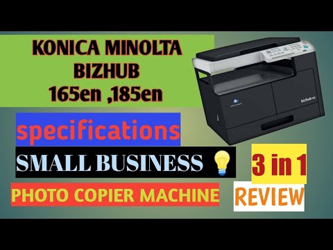 Konica Minolta Bizhub 185en/165en Multifunction Printer