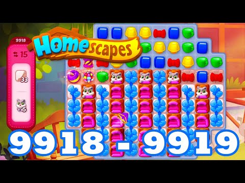 Homescapes Level 9918 - 9919HD 3 - match puzzle game | Gameplay Walkthrough | android | GameGo Game