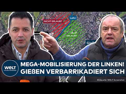 PROTEST GEGEN AFD IN GIESSEN: Angst vor linker Randale statt Adventsstimmung! Stadt riegelt sich ab