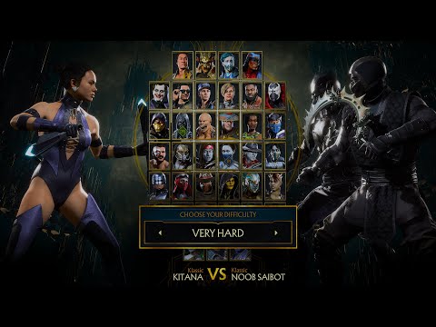 Mortal Kombat 11 | 'Klassic' Kitana Vs 'Klassic' Noob Saibot (VERY HARD)(MK11)