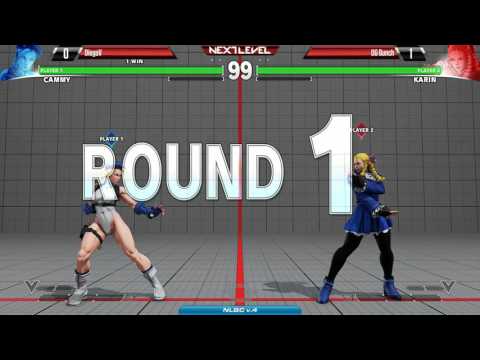 SF5 @ NLBC v.4 - DiegoV (Cammy) vs OG Bunch (Karin) [720p/60fps]