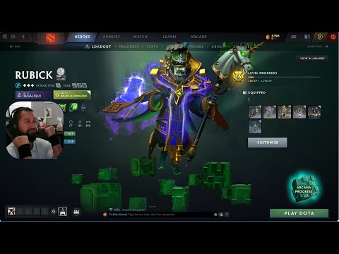 Smiley Face Rubick is Scary!! Hard Support Rubick Aggression Required Dota 2 Rank 1 Archon Support