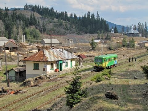 Trenul Malaxa pe linia Dornisoara - Floreni - Vatra Dornei [Aprilie, 2011]