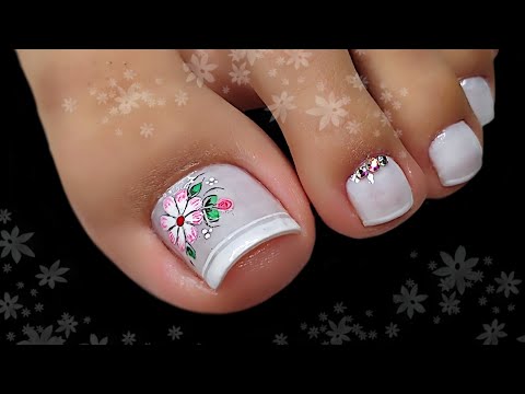 COMO decorar tus uñas con FLOR🌸.          #miarteentusuñas #nailart