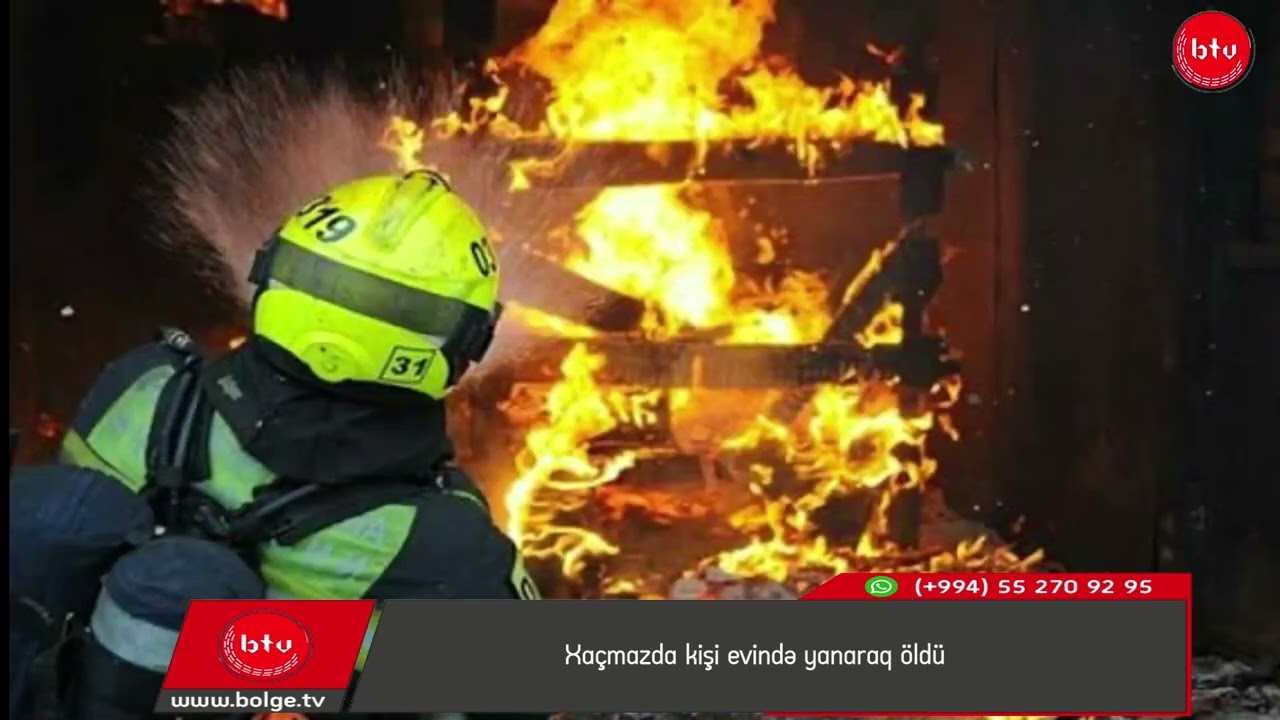 Xaçmazda kişi evində yanaraq öldü