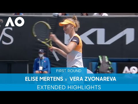 Elise Mertens v Vera Zvonareva Extended Highlights (1R) | Australian Open 2022