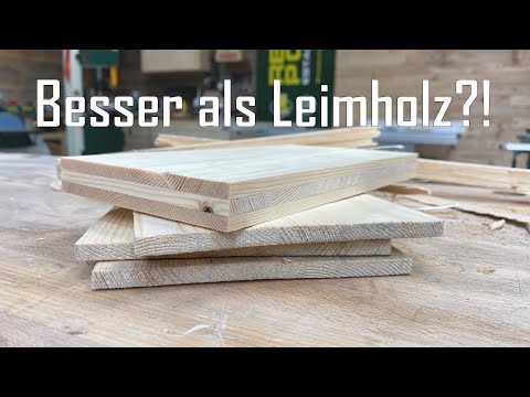 Leimholz verbessert: Dreischichtplatte im Detail erklärt