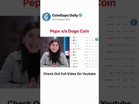 Pepe VS Doge? Which is Better? #pepecoin #dogecoin #memecoins