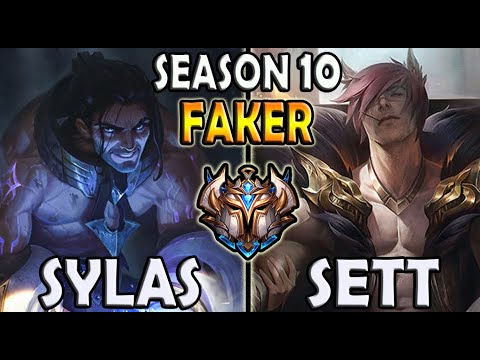 T1 Faker SYLAS vs SETT MID - Patch 10.15 Ranked Korea ✔️