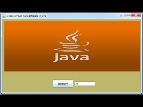 JAVA - How To Retrieve And Display Image From Mysql Database In Java [ with source code ] Video