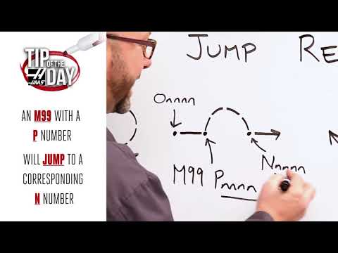 Haas Tip of the Day- Use M99 To Loop, Jump, and Return!