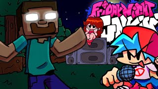 Cover art for fnf herobrine