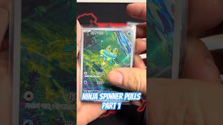 Pulls from Newest Pokémon set ninja spinner KOR booster box #pokemon #fyp #shorts #unboxing #like