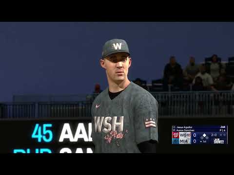 MLB The Show 22 - (City Connect Uniforms) Washington Nationals vs Miami Marlins