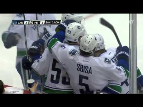 Canucks at Penguins [01/23/16] Highlights 4:5