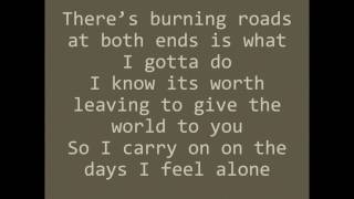 The Days I Feel Alone- Eli Young Band Lyrics