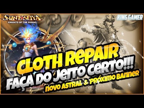 CLOTH REPAIR CHEGOU E NOVO ASTRAL ANUNCIADO - PRÓXIMO BANNER? // Saint Seiya Awakening