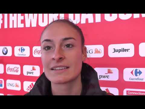 Tessa Wullaert voor Roemenië - België op 06.10.2019