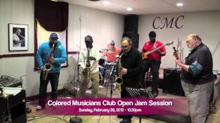 Sunday Night Jam Session, Colored Musicians Club, Buffalo, New York 2/26/12