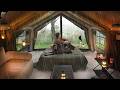 SOLO Camping In HEAVY RAIN In A Giant Tent ️ Storm Outside Cozy Comfort Inside Relaxing ASMR