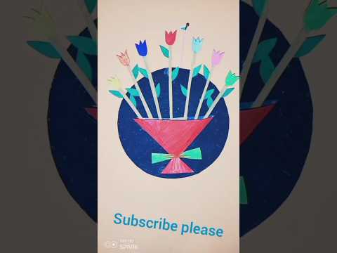 how to make wall hanging flower hashtags or #viral #trending