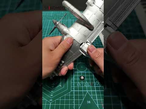 1/48 F-82 Twin Mustang Fighter Aircraft model silver#Jeutoys#armymen#toysoldiers#model#military#army