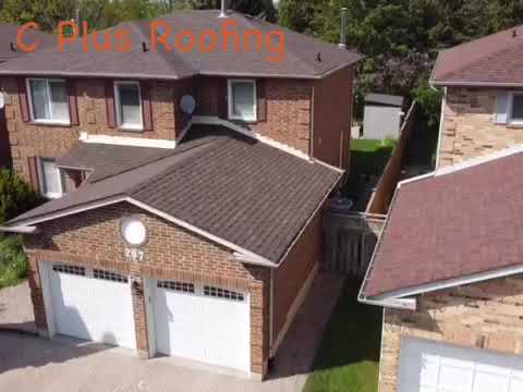 C Plus Roofing video.