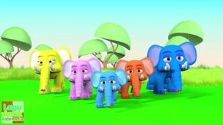 Jari Jariku - GAJAH 3D  (Elephant Finger Family Song) | Lagu Anak Indonesia
