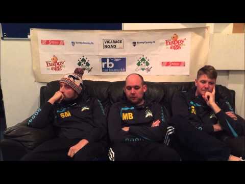 Egham Athletic FC (3) Vs Farnborough North End (5) - Post Match interview