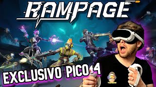 RAMPAGE VR PARA PICO 4❗❗; JUNTO A KILIAN SOLER❗, JUEGO VR COOPERATIVO A LO BORDERLANDS