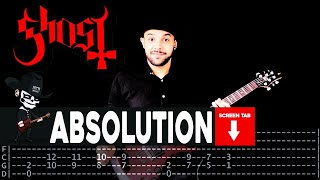 【GHOST】[ Absolution ] cover by Masuka | LESSON | GUITAR TAB