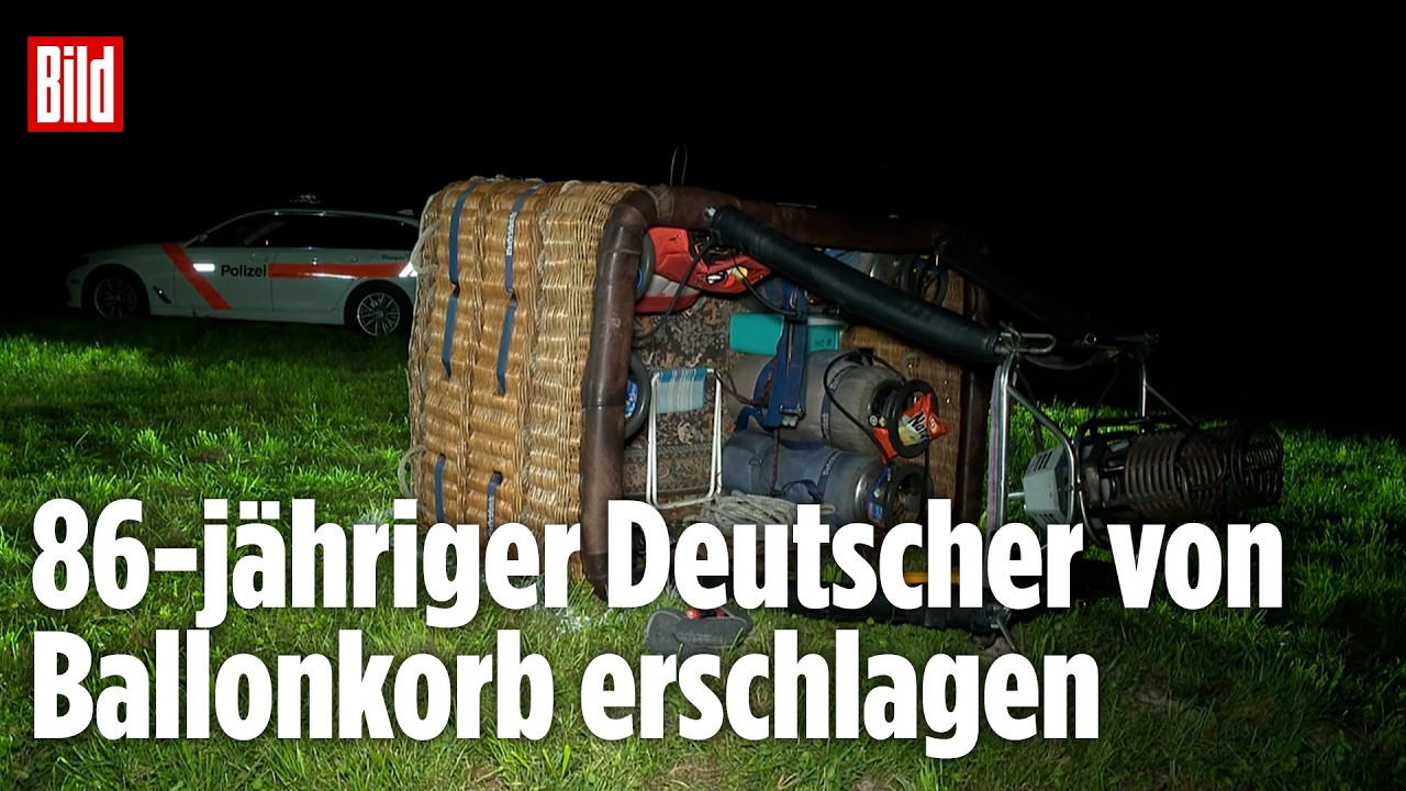 Unglück am Bodensee: Mann durch Heißluftballon getötet