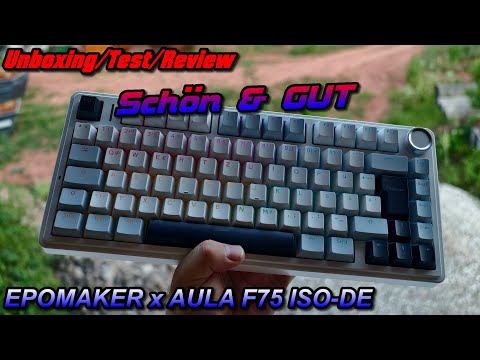 EPOMAKER x AULA F75 - Damn bright - Many RGB effects - pleasant sound