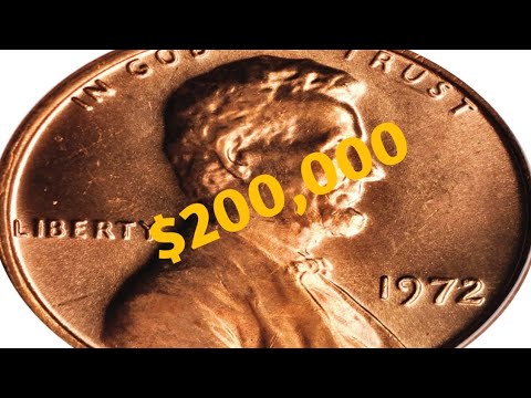 Super Rare Lincoln One Cent 1972 -Coin Worth Up $ 200,000 Most Valueable...