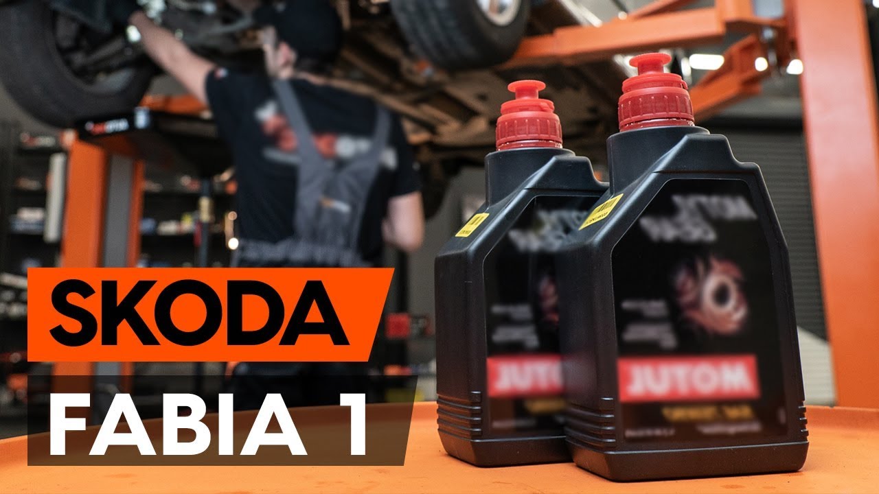 Πώς να αλλάξετε λάδι μηχανικού κιβωτίου ταχυτήτων σε Skoda Fabia 6Y5 - Οδηγίες αντικατάστασης