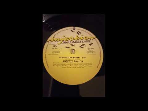 annette taylor - it must be right 1988 hq