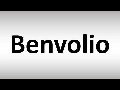 How to Pronounce Benvolio