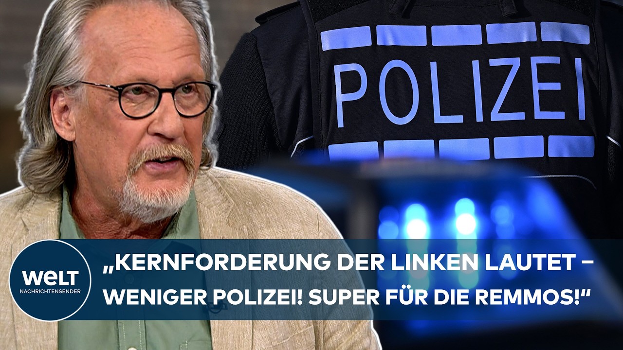 HARALD MARTENSTEIN ENTSETZT: – Linke-Forderungen zur Polizei spielen Clan-Bossen in die Hände
