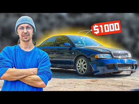 $1000 AUDI A4 — WILL IT START After 10 Years?