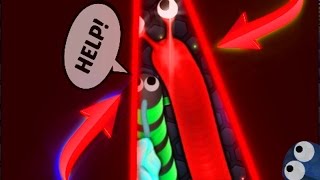 Slither.io DESTROYING BORDER TRAP / SECRET SKINS #2 / BEST TROLLING MOMENTS