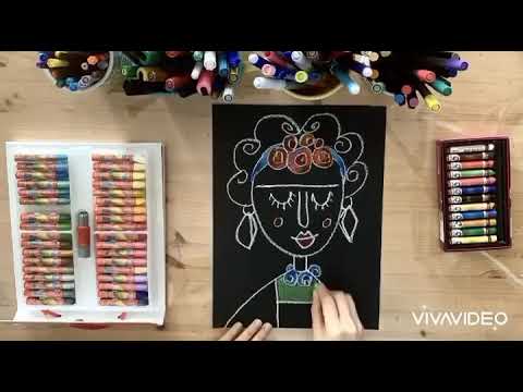 Frida Kahlo Çalışması Görsel Sanatlar Ders Etkinliği