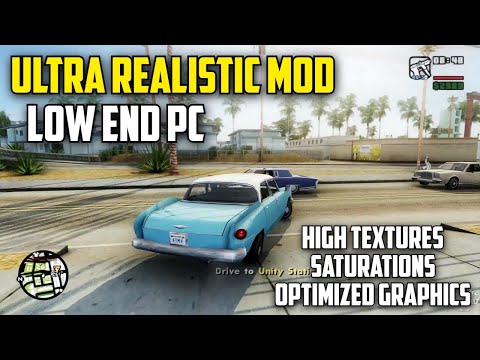 ✅GTA San Andreas Ultra Graphics Mod for Low-End PCs | 2023